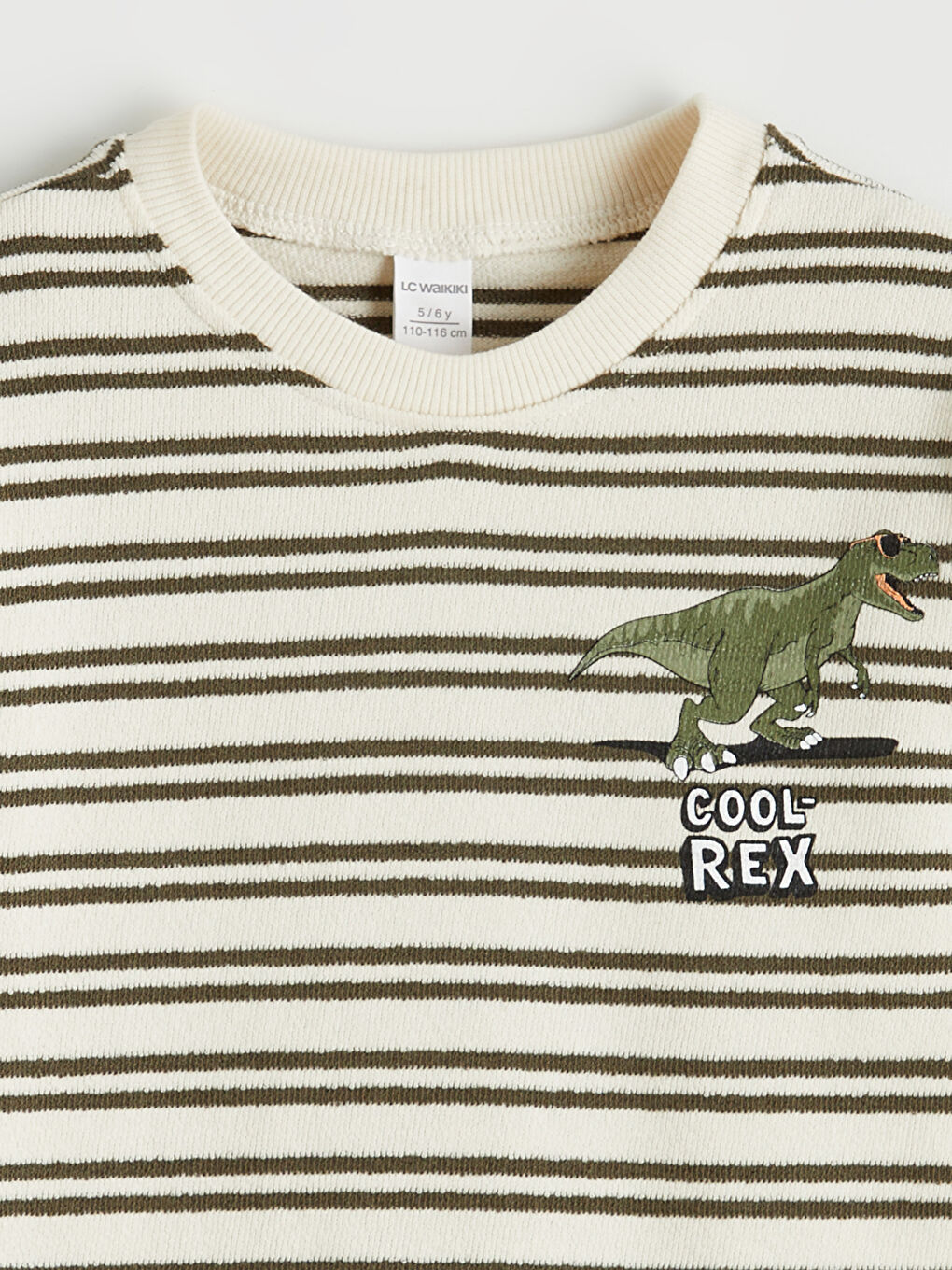 Bej Nakışlı Erkek Çocuk Tişört ve Eşofman Alt-2