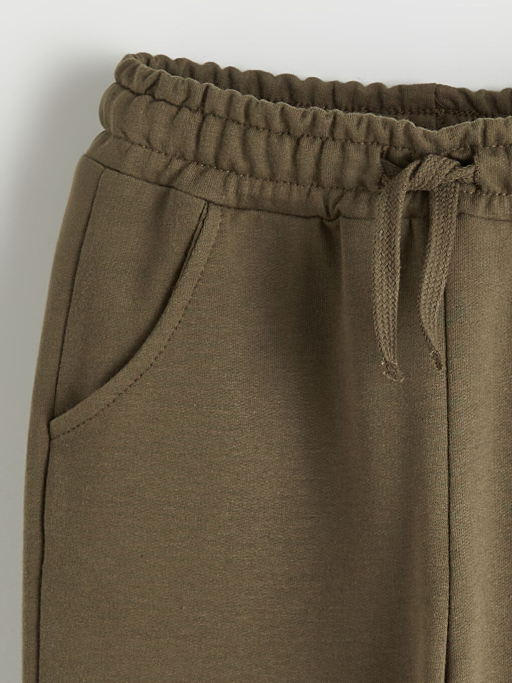 Bej Nakışlı Erkek Çocuk Tişört ve Eşofman Alt-5