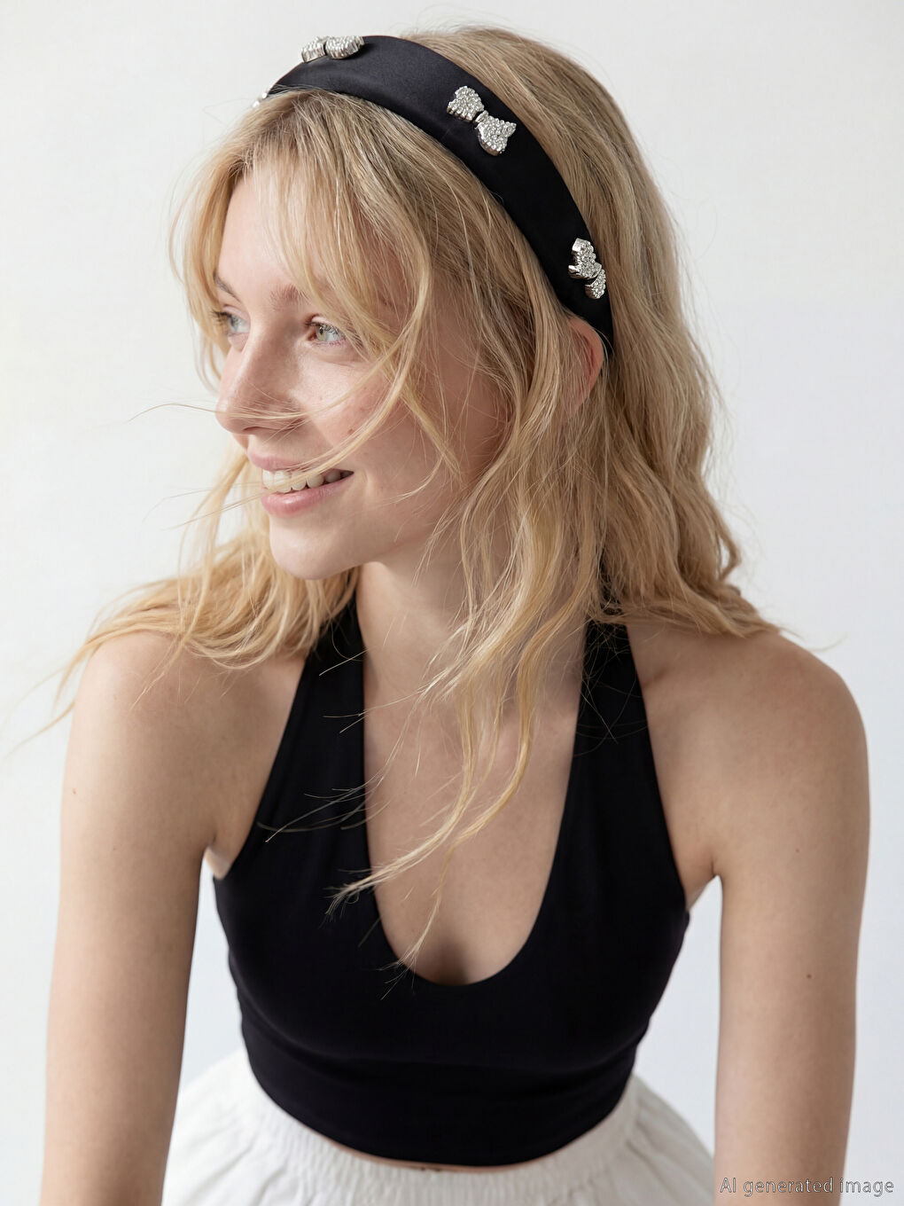 Диадема с панделка за жени