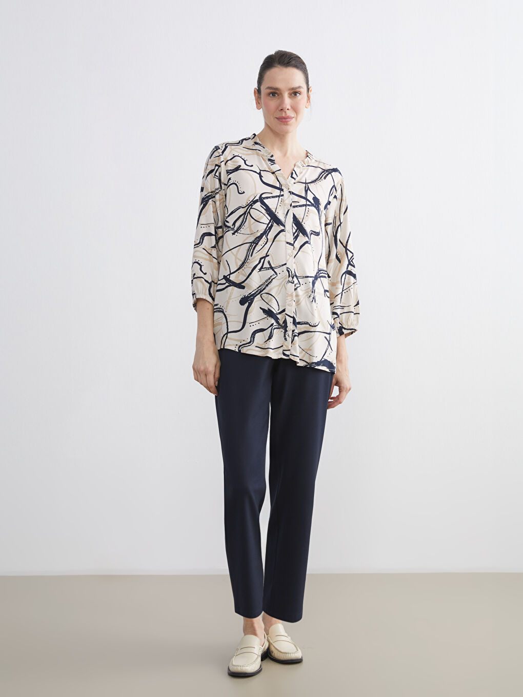 Әйелдер сарғыш Блузка-1