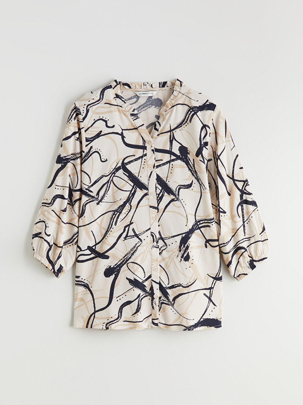 Әйелдер сарғыш Блузка-4