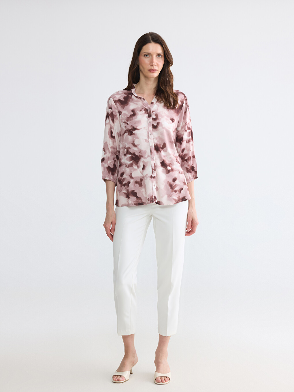 Roze Bluza Žena-1