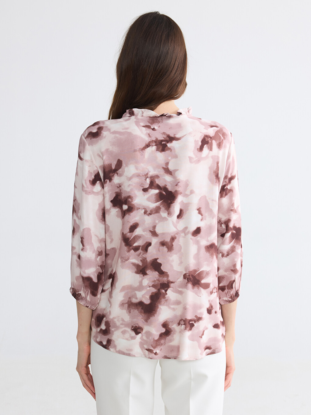 Roze Bluza Žena-3