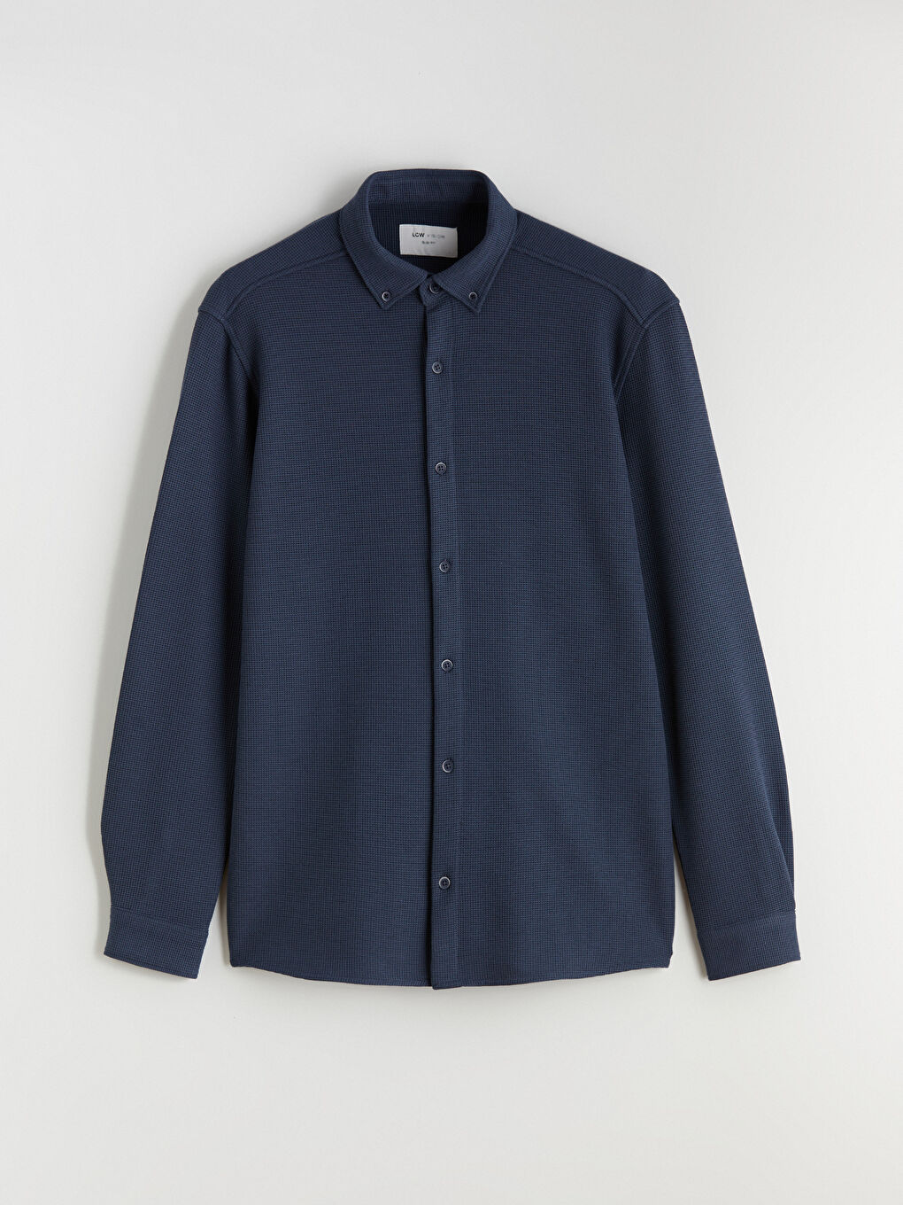 Petrol Slim Fit Erkek Gömlek-4