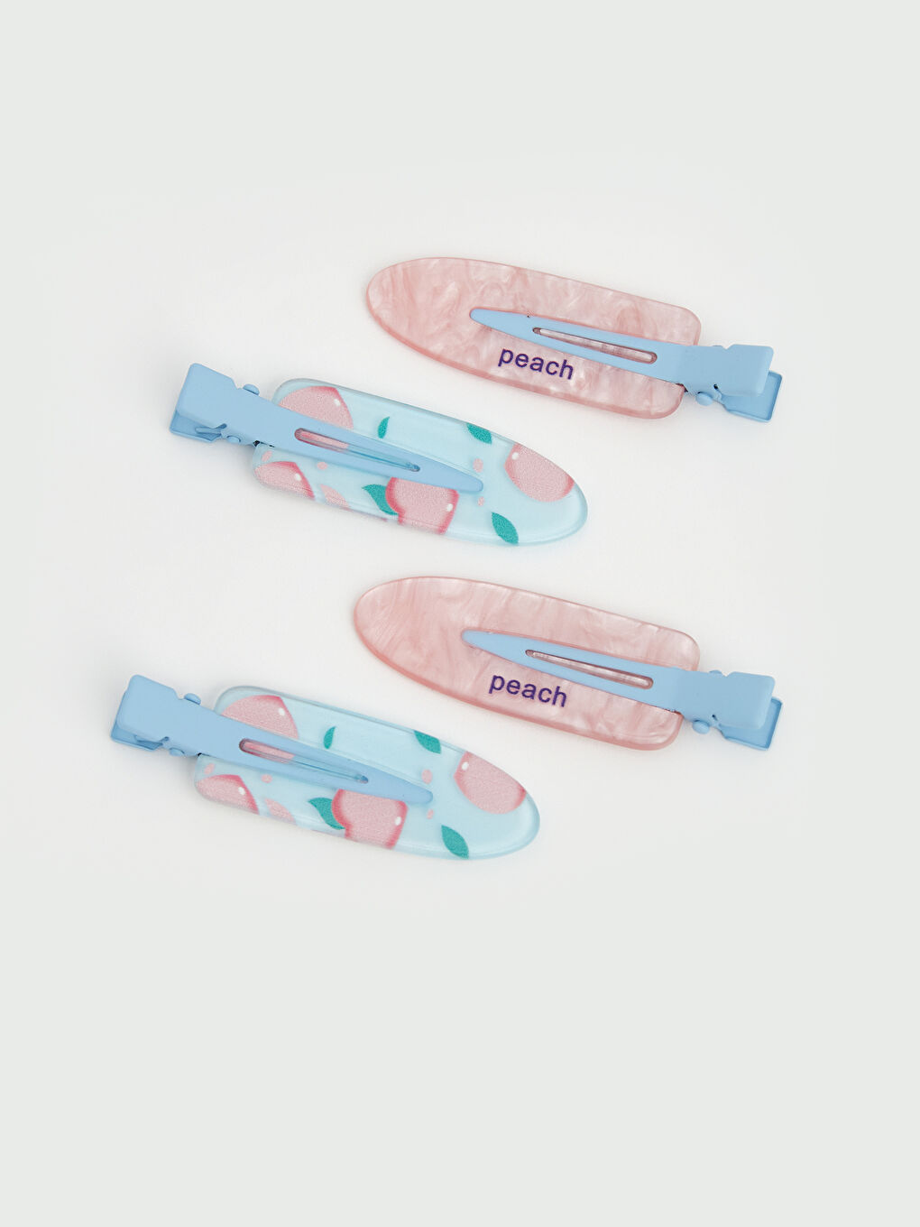 Karışık 4 Parça Kadın Mandal Toka 