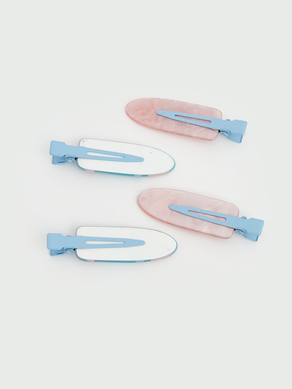 Karışık 4 Parça Kadın Mandal Toka -1