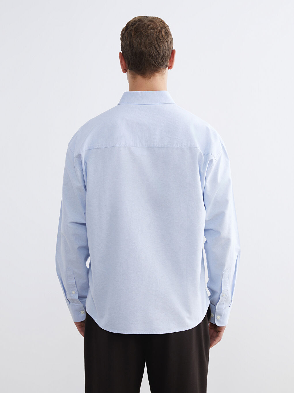 Men's Regular Fit Oxford Shirt-3
