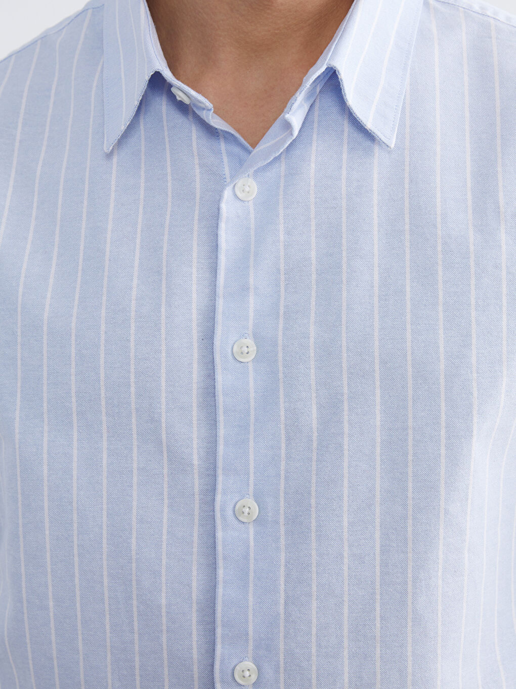 Relaxed Fit Striped Men's Shirt-2