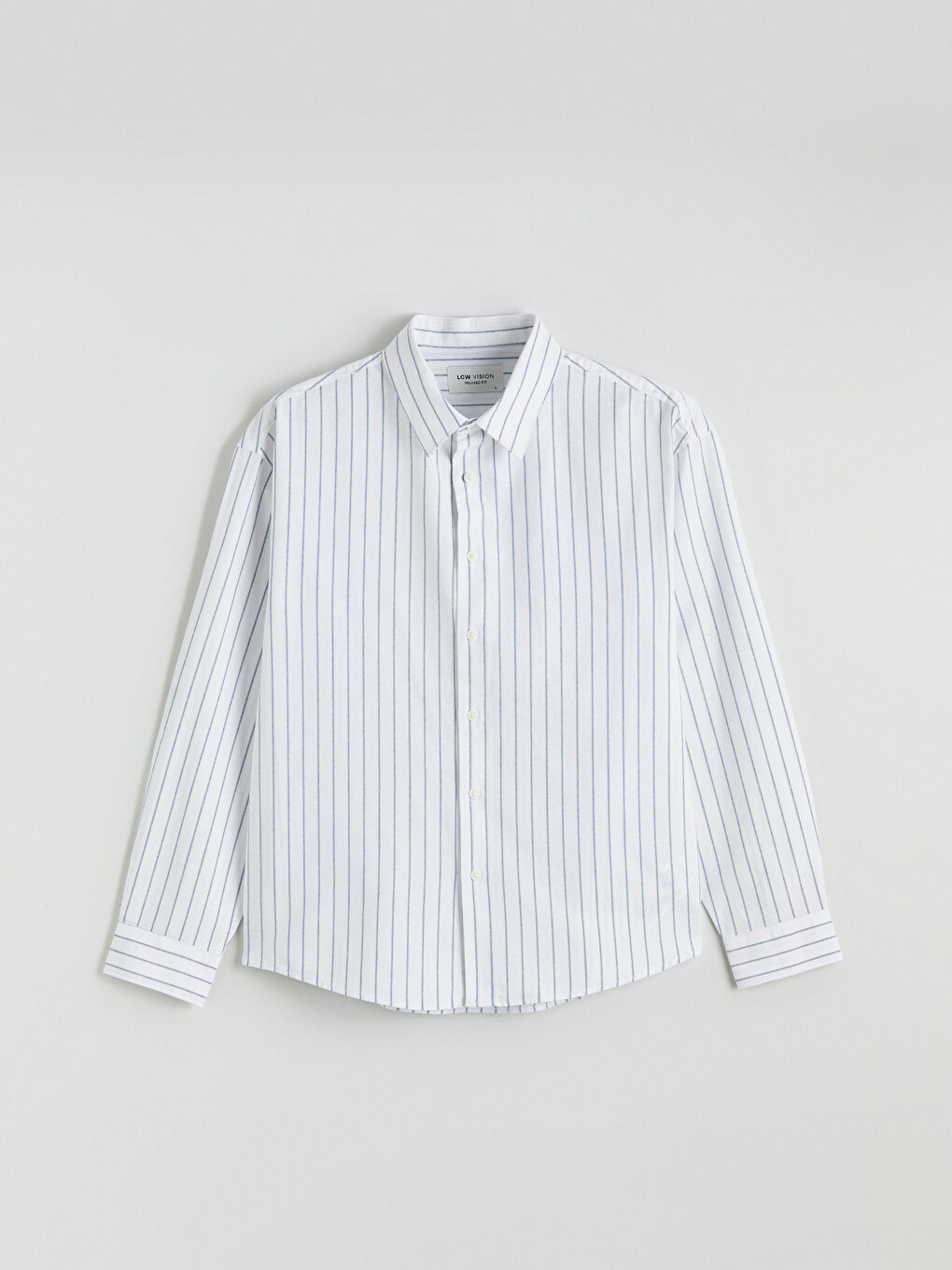 Relaxed Fit Striped Men's Shirt-4