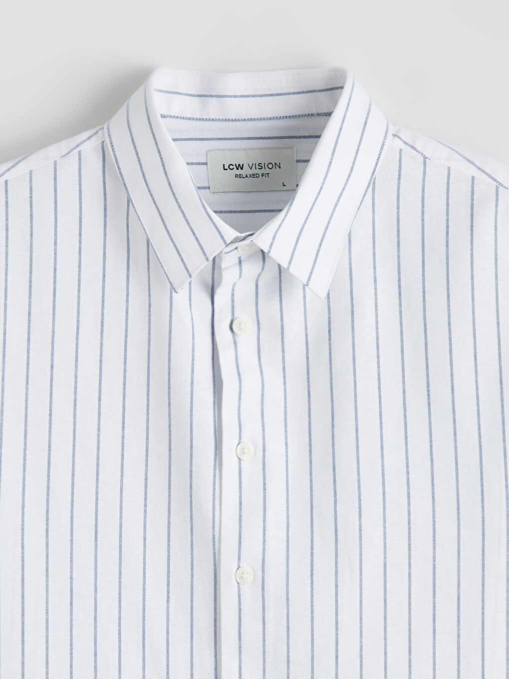 Relaxed Fit Striped Men's Shirt-5