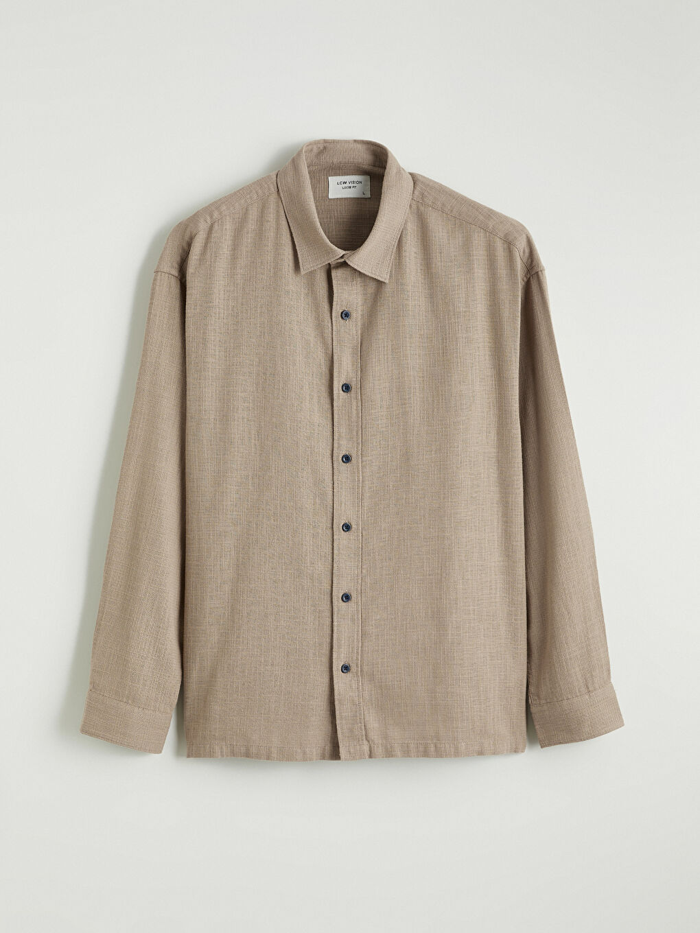 Široka teksturirana košulja za muškarce-4