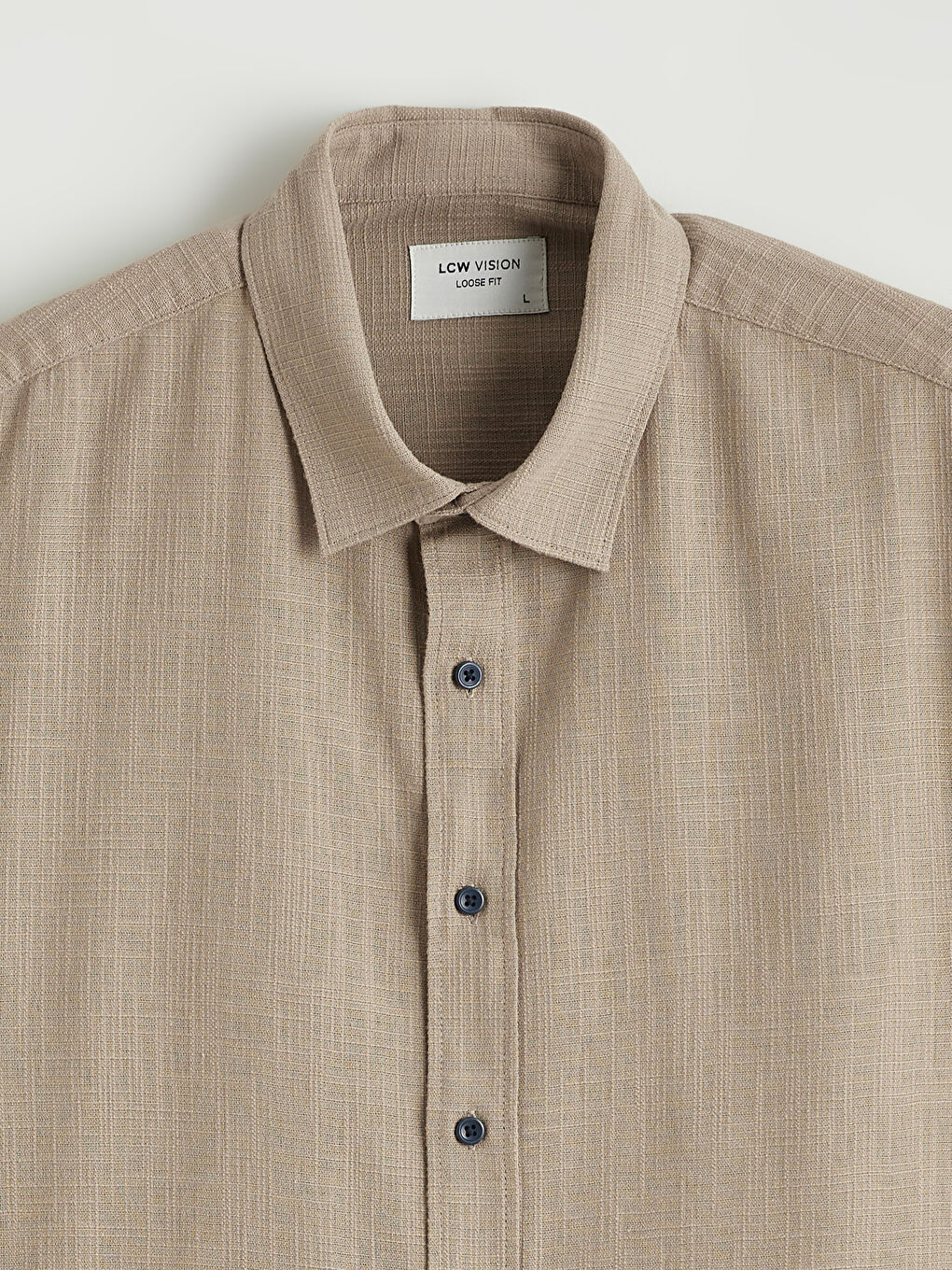 Široka teksturirana košulja za muškarce-5