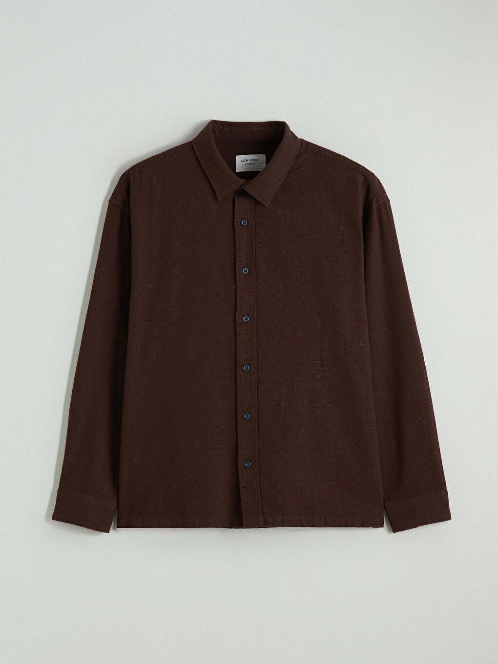 Košulja za muškarce, opušteni kroj, teksturirana-4