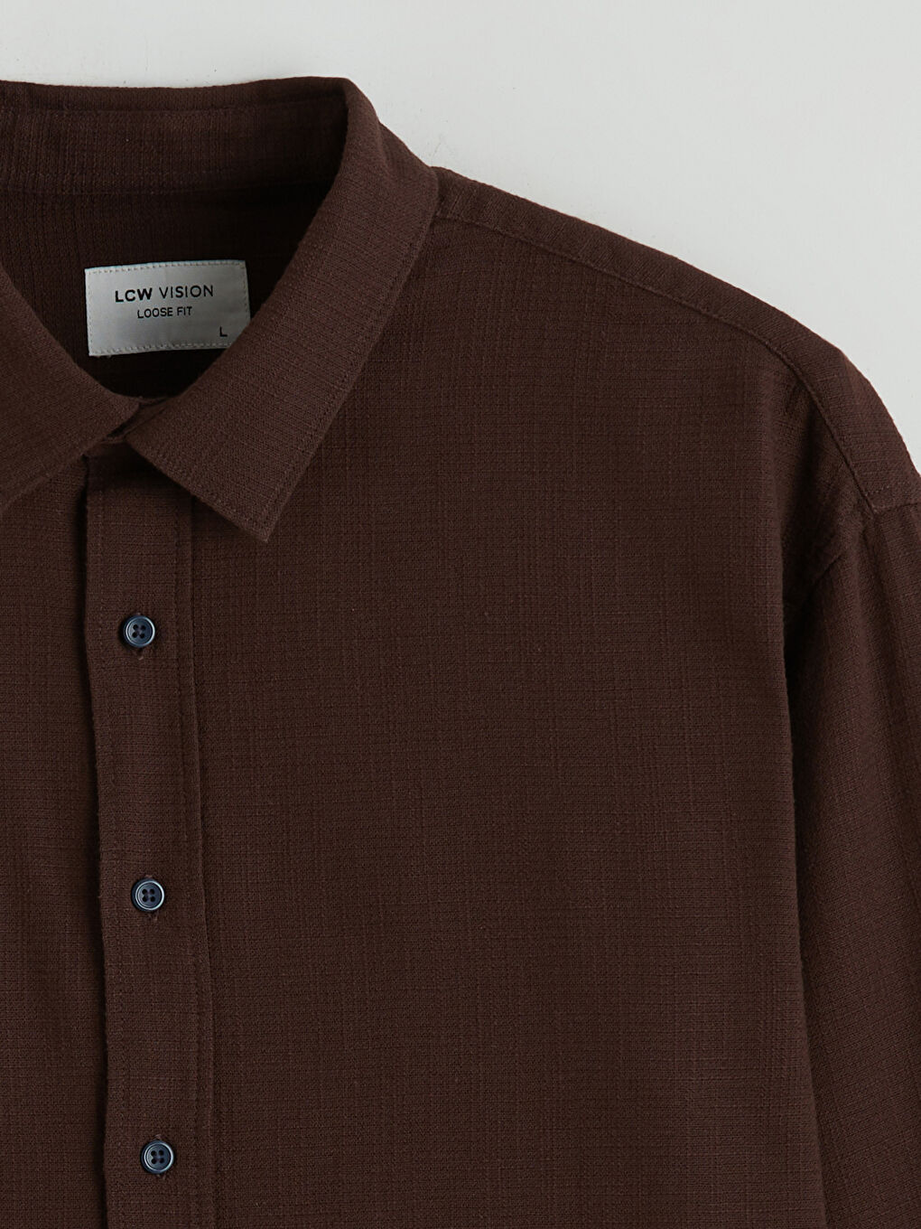 Košulja za muškarce, opušteni kroj, teksturirana-5