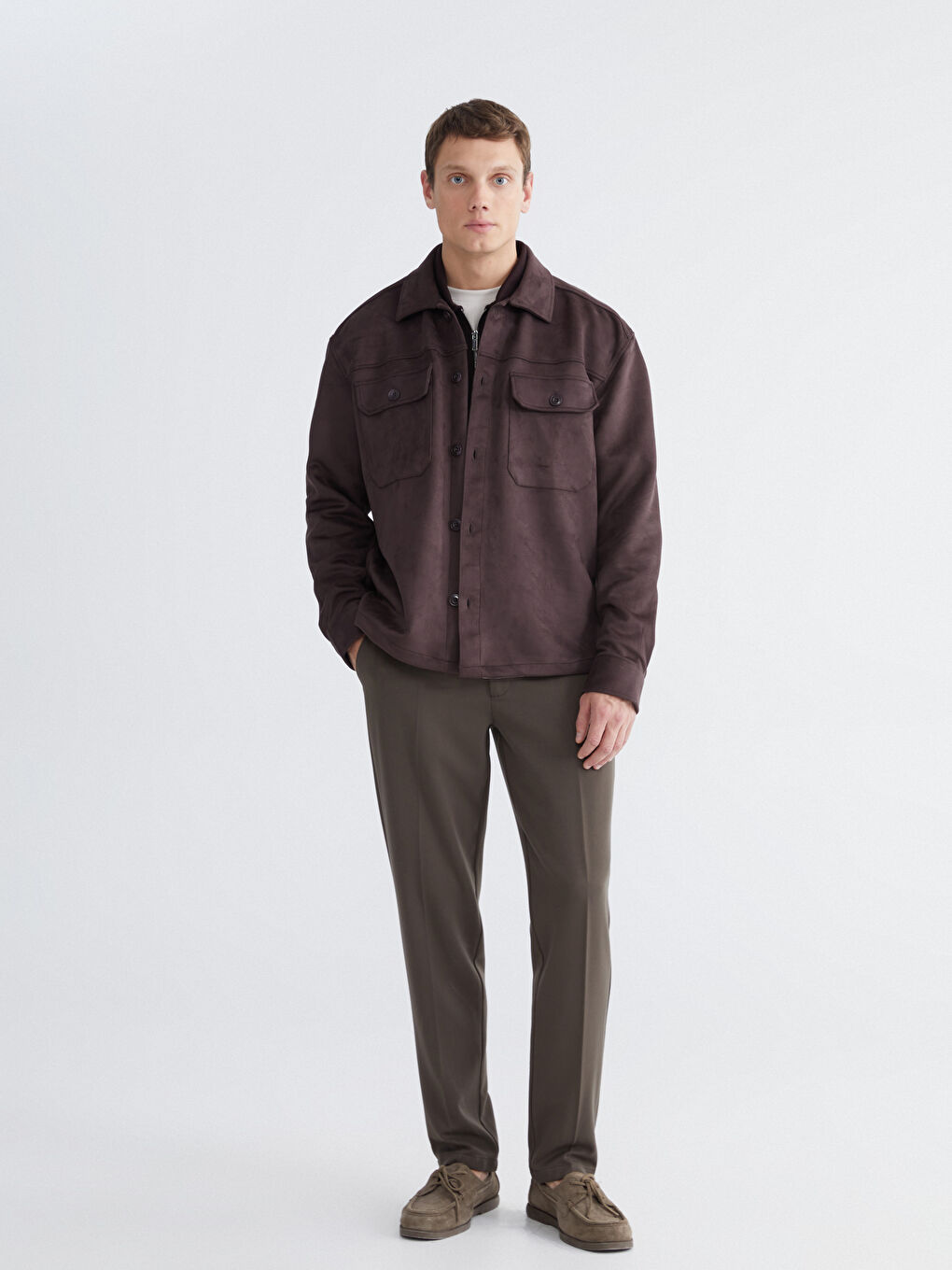 Men's Regular Fit Shirt Jacket-1