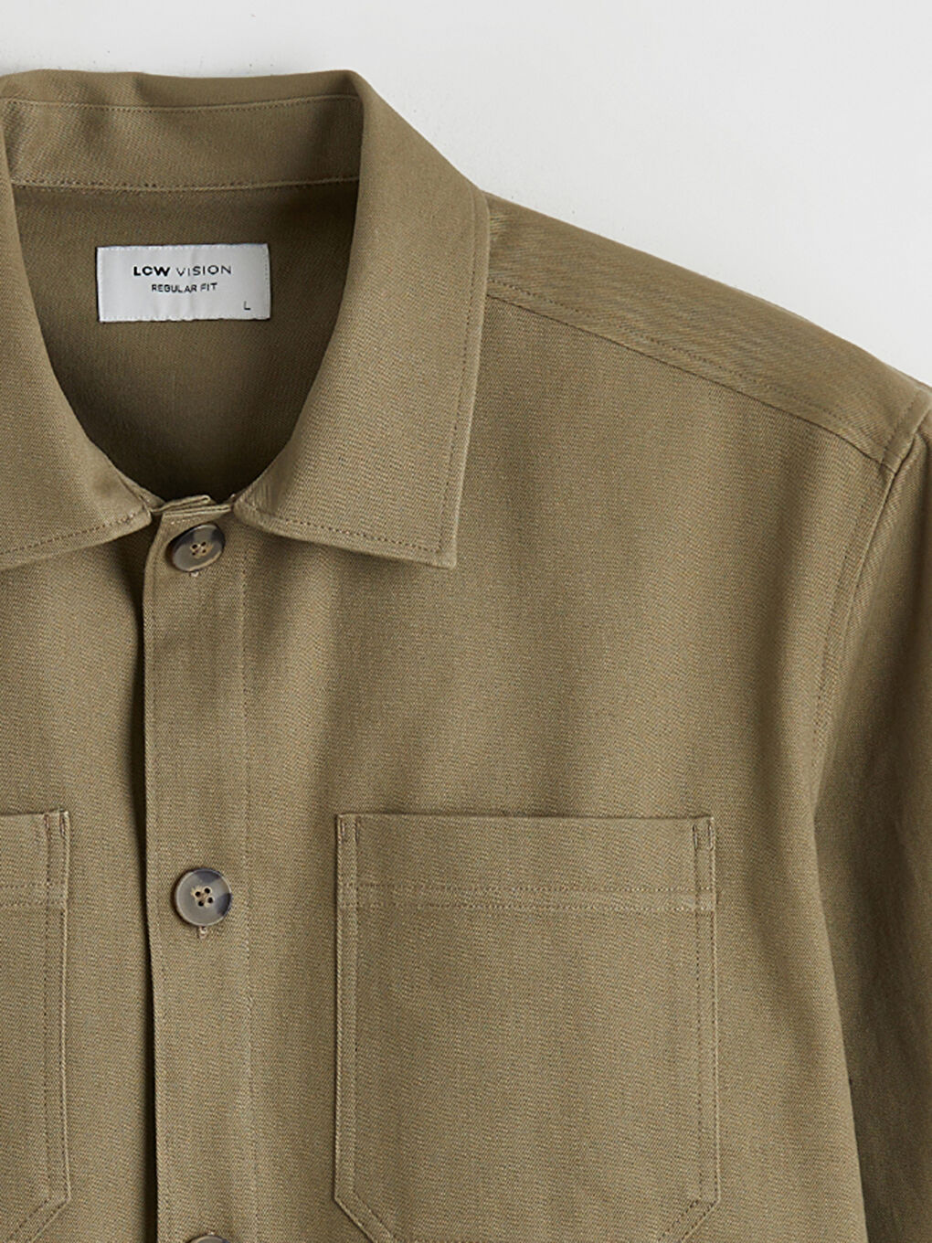 Man KHAKI Overshirt-5
