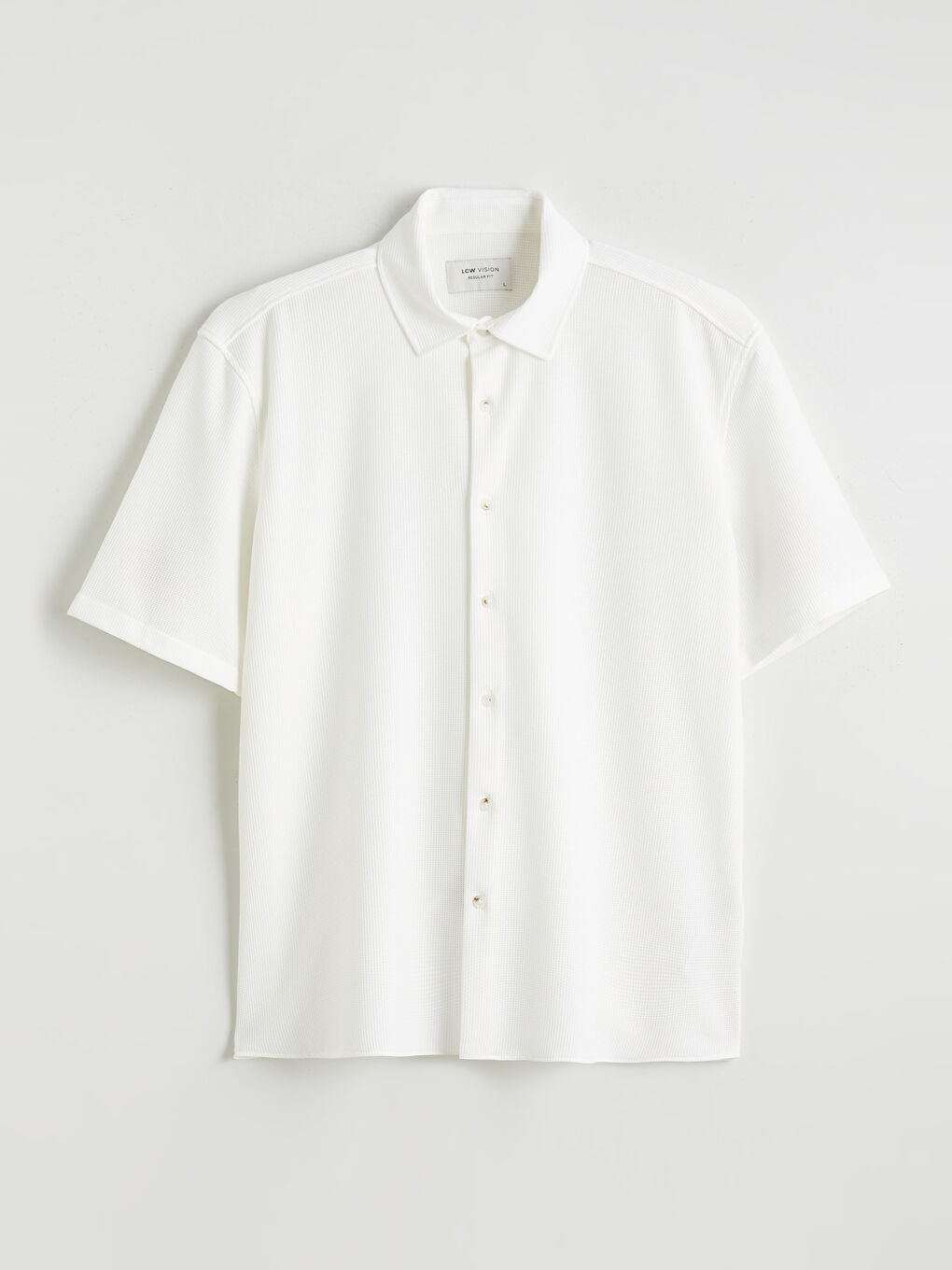 Ekru Regular Fit Erkek Gömlek