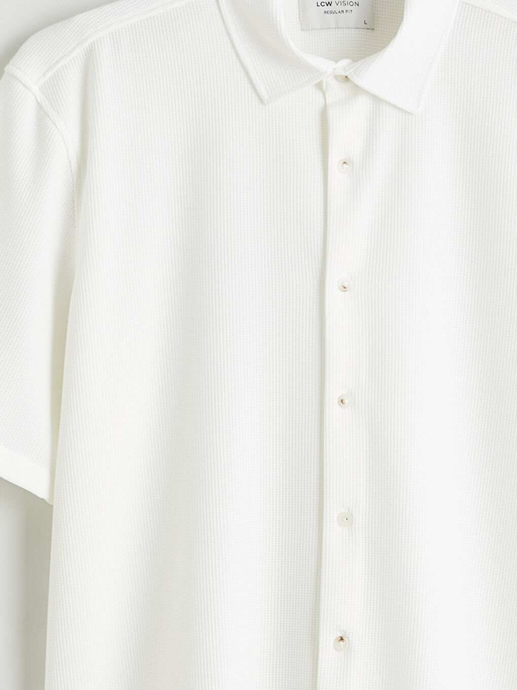 Ekru Regular Fit Erkek Gömlek-1