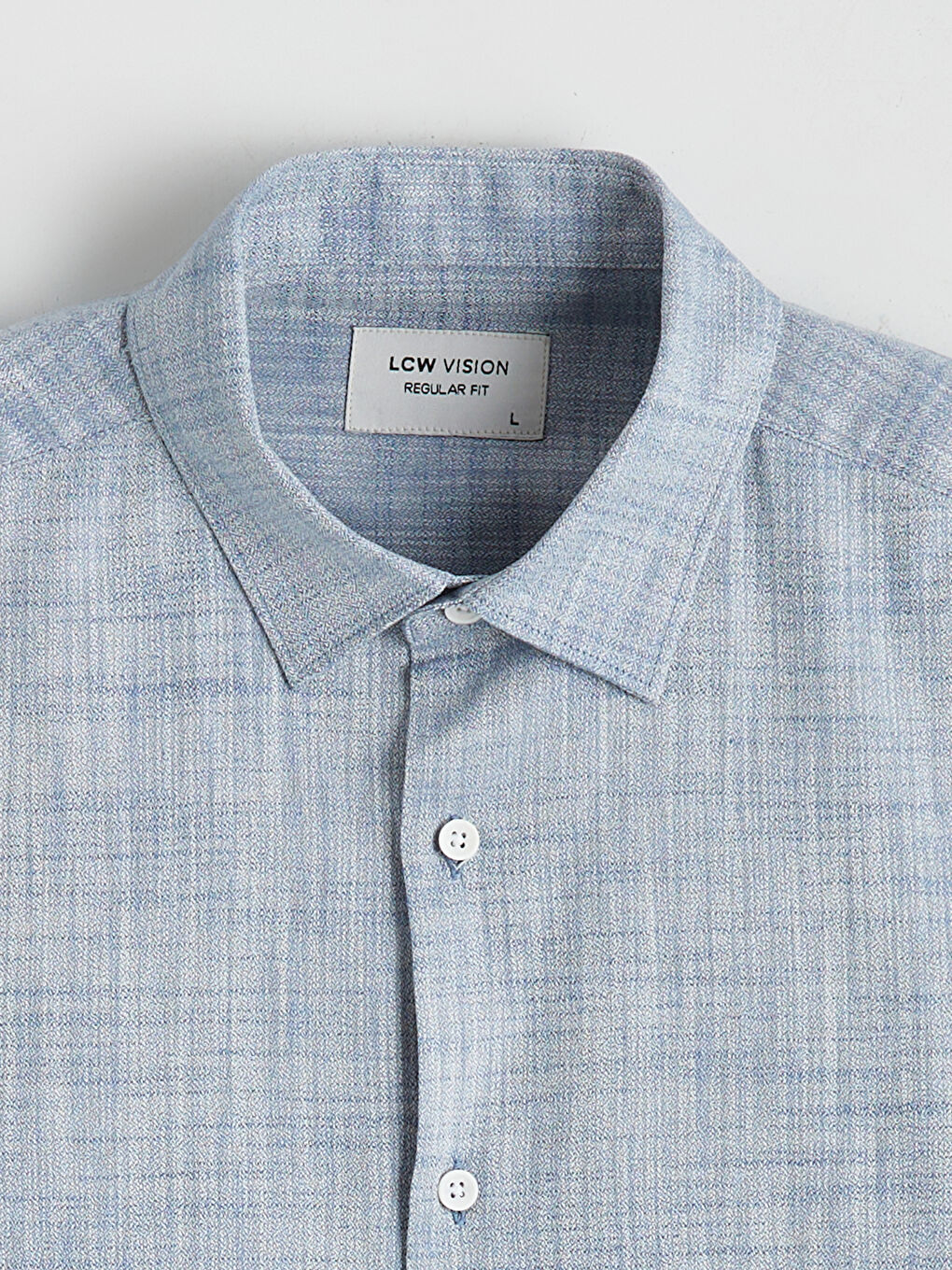 Regular Fit Dobby Fabric Men's Shirt-5