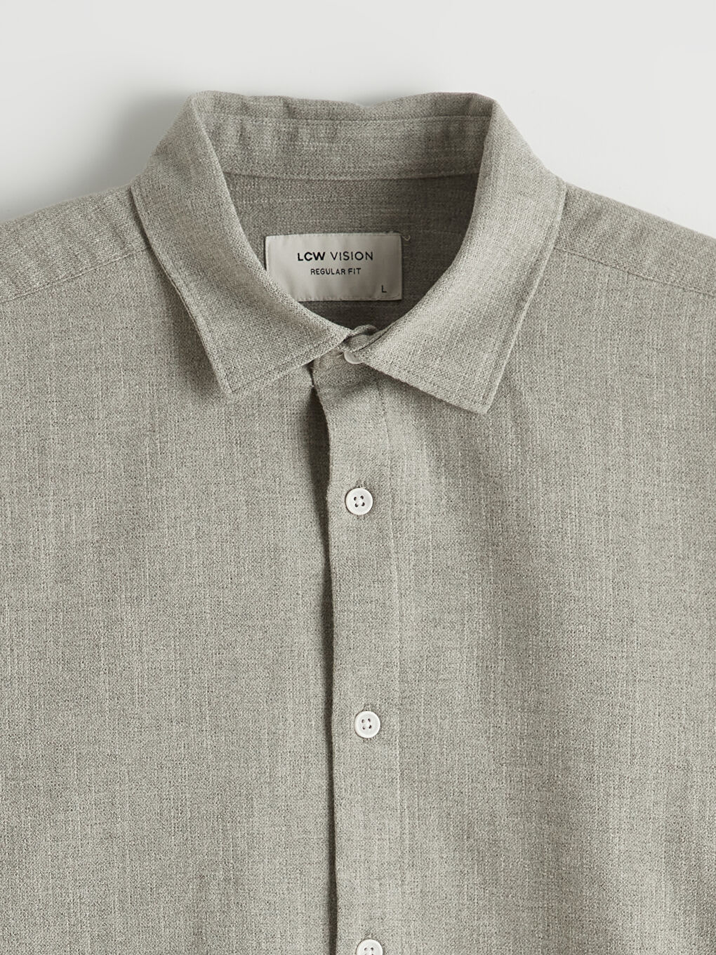 Regular Fit Dobby Fabric Men's Shirt-5