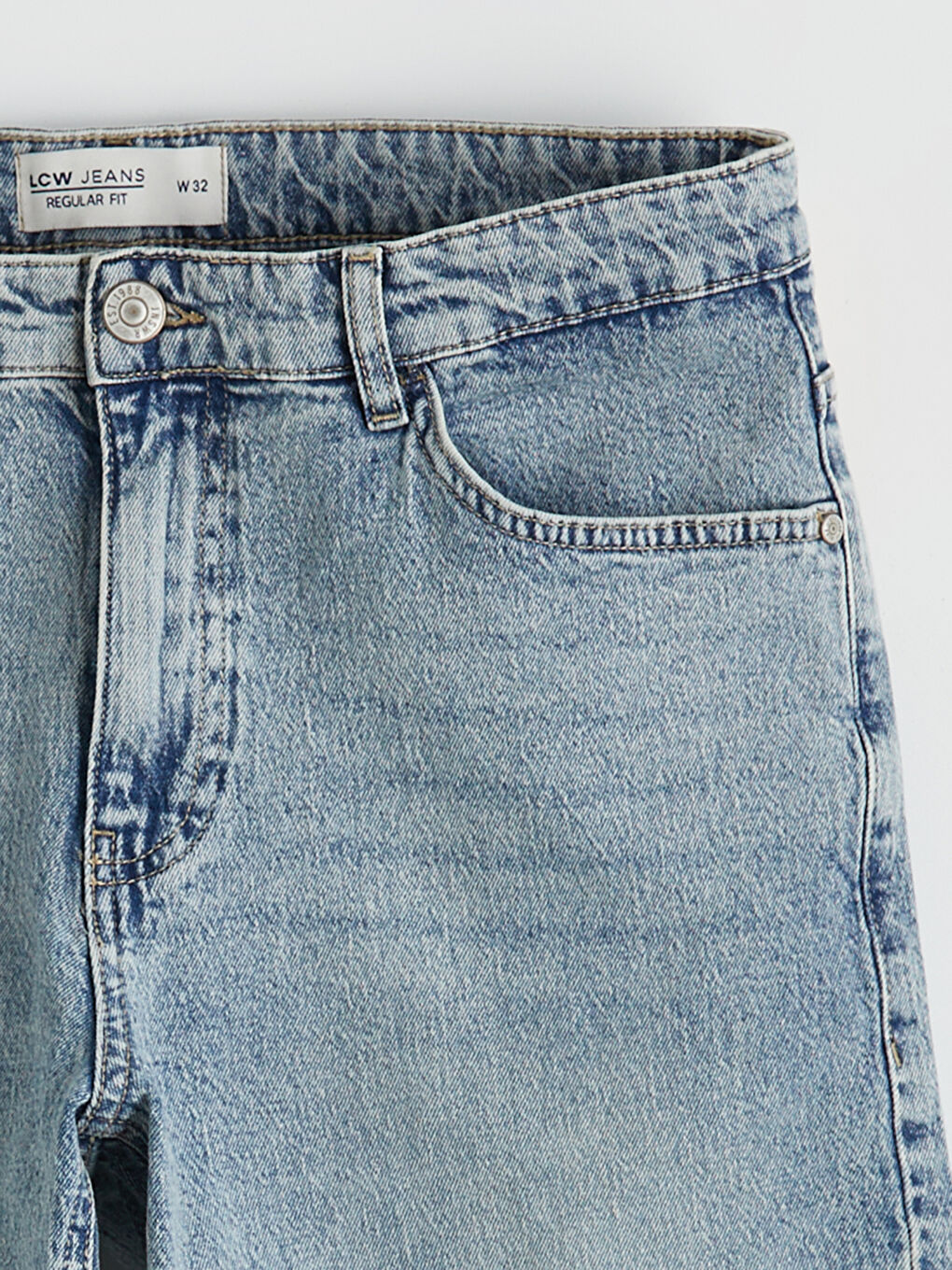 Man INDIGO Denim Shorts-6