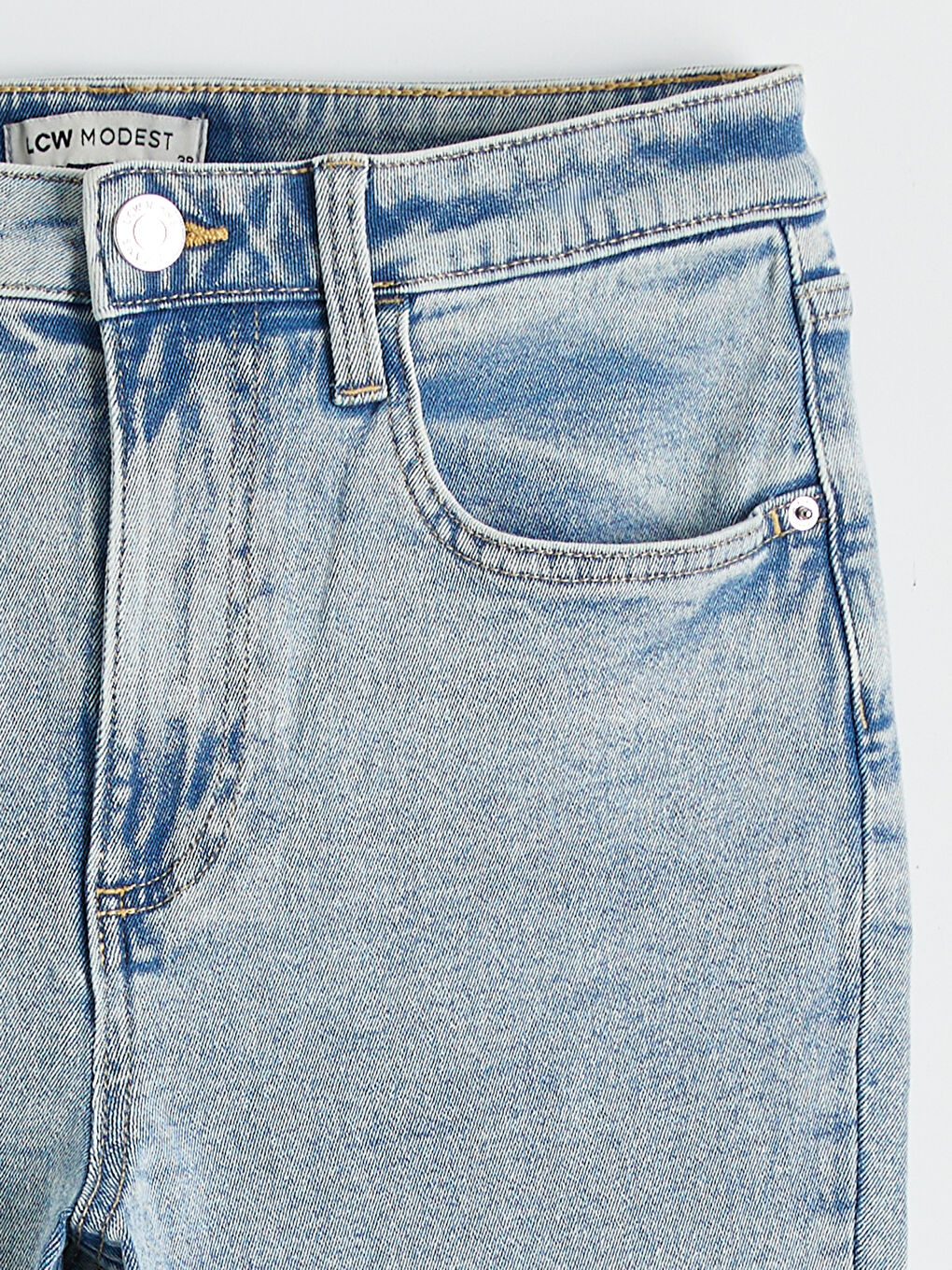 High Waist Crop Flare Women's Jeans-6