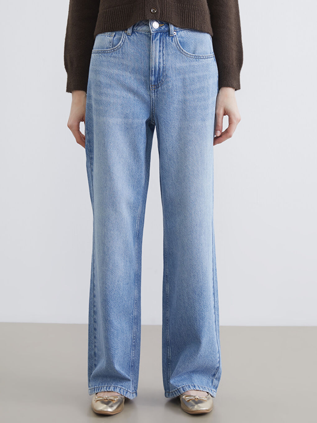 Women's Wide Leg Jeans-1