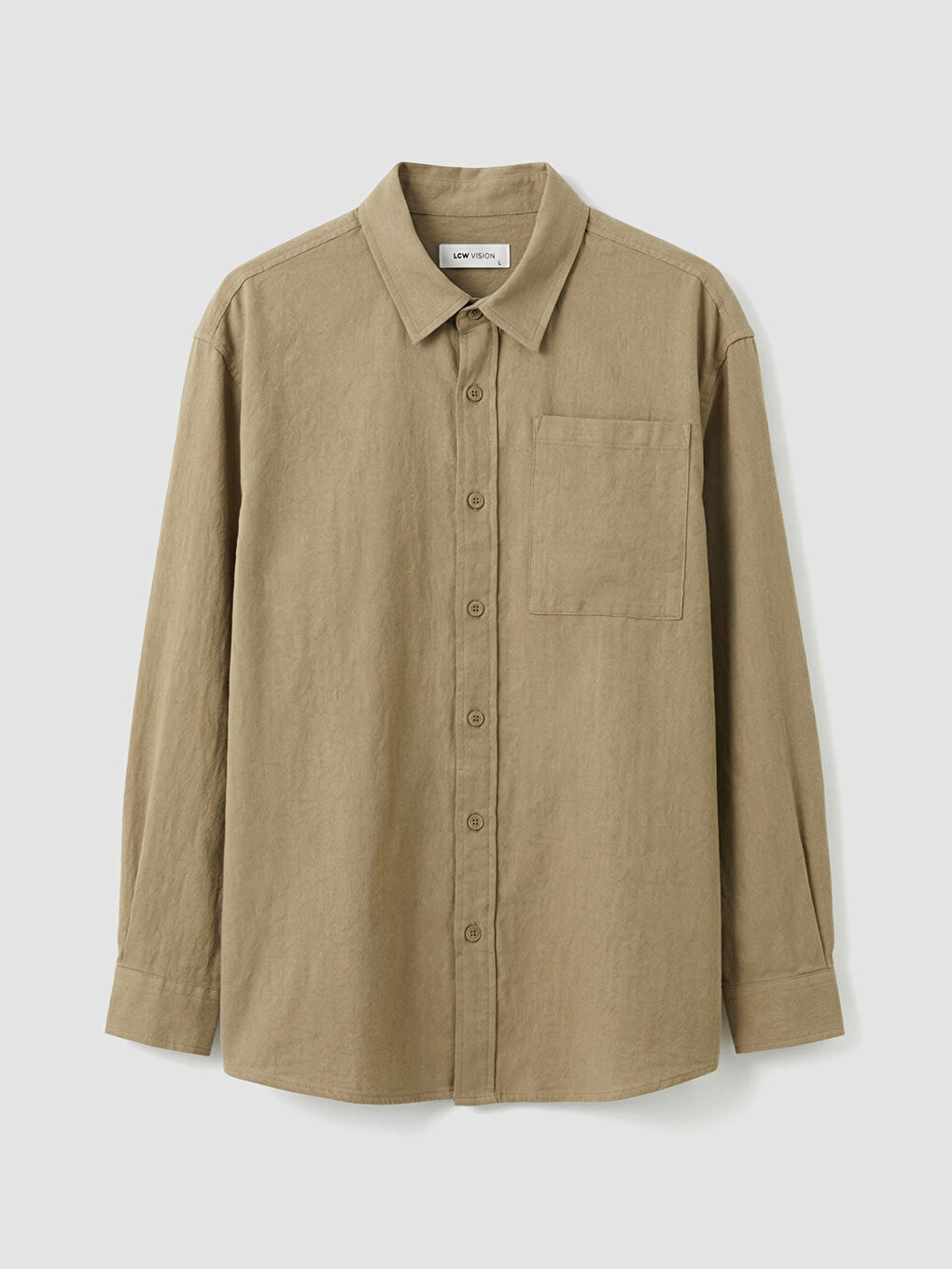 Regular Fit Gabardin Erkek Gömlek-4