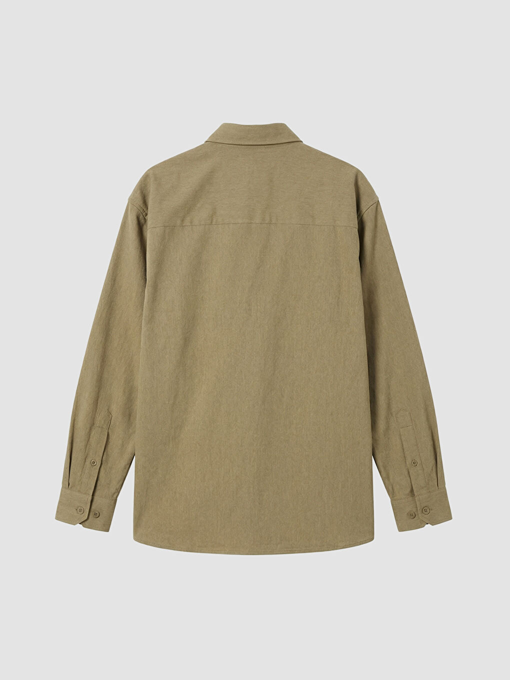 Regular Fit Gabardin Erkek Gömlek-5