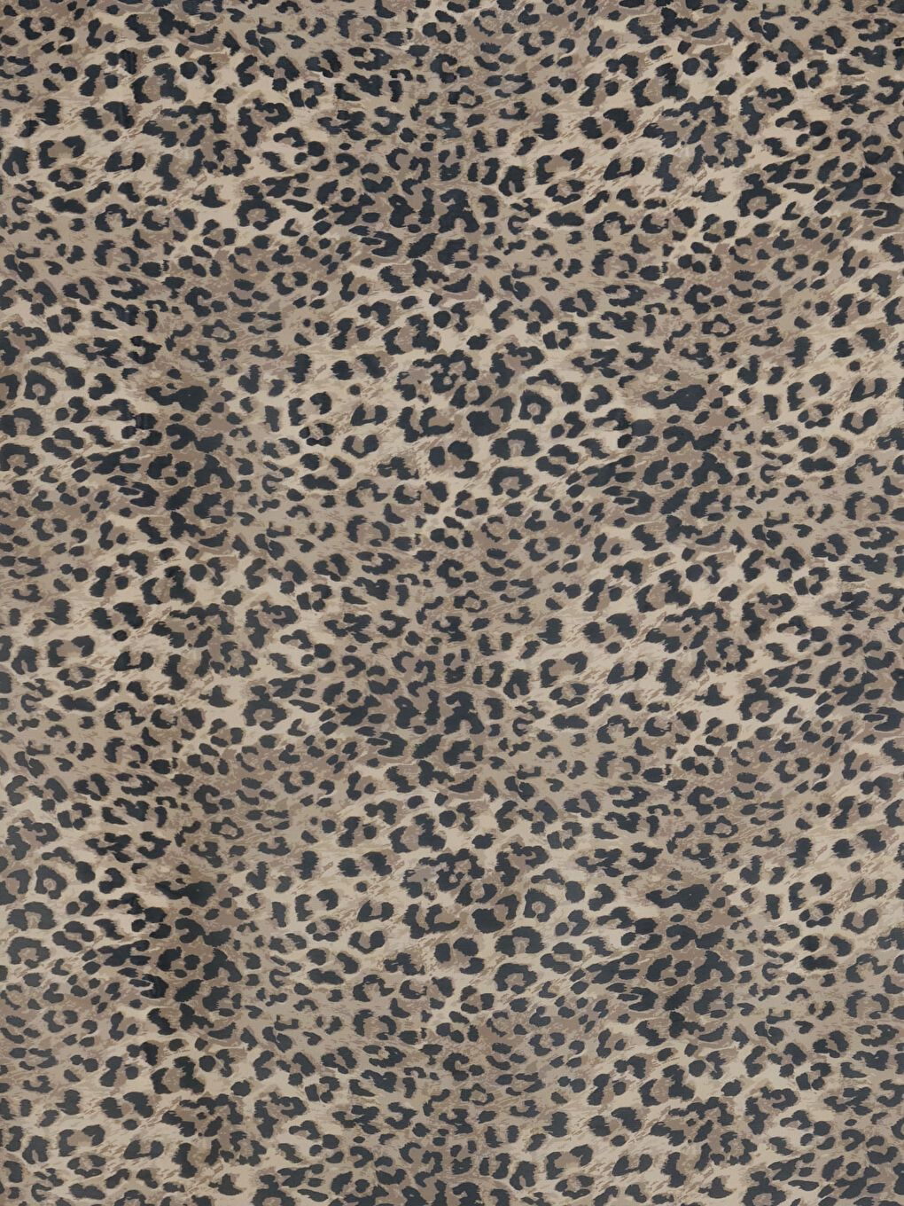 Kahverengi Leopar Desenli Kadın Pareo-1