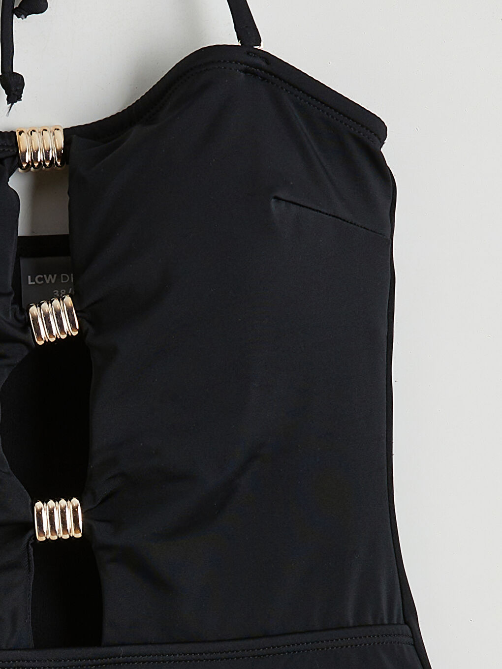 Women's Halter Neck Swimsuit with Removable Padding-1