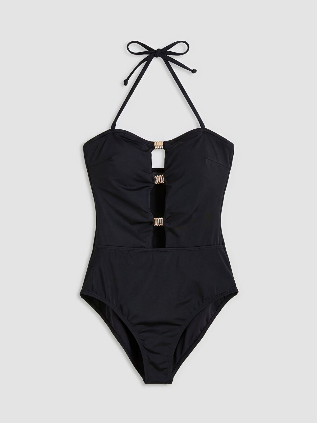 Women's Halter Neck Swimsuit with Removable Padding