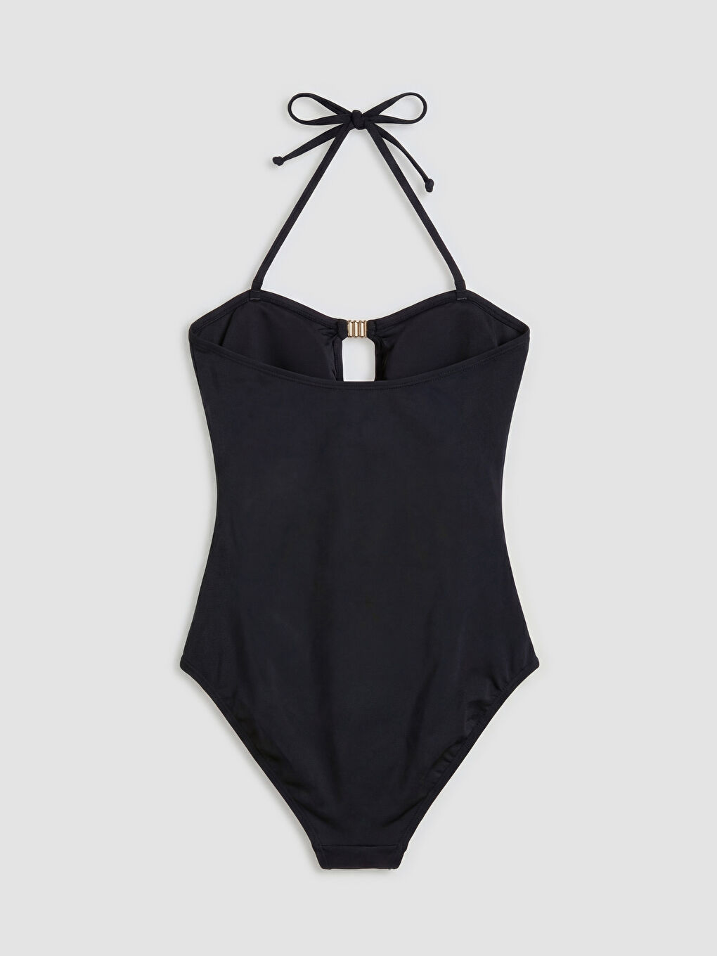 Women's Halter Neck Swimsuit with Removable Padding-1