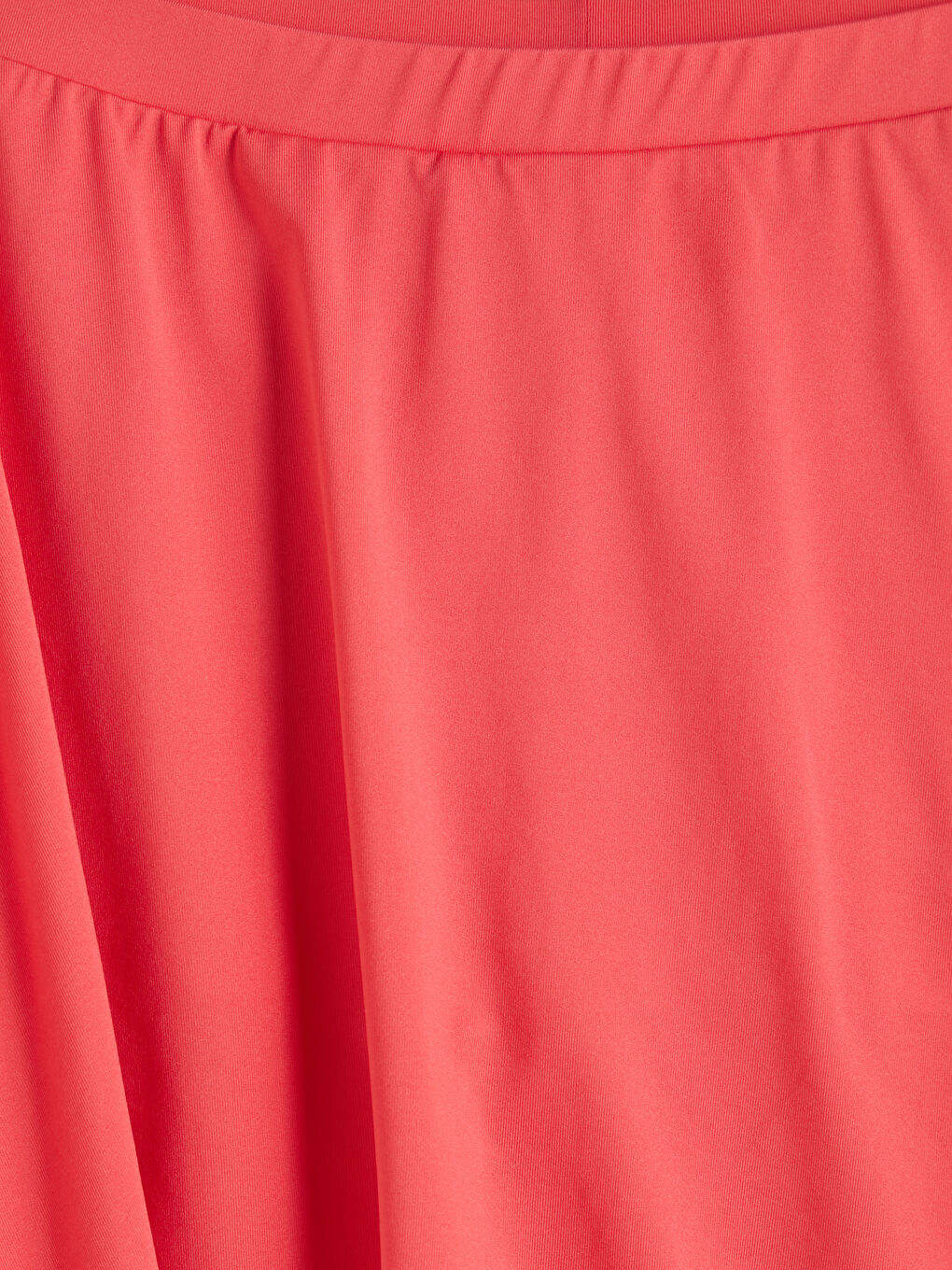 Kırmızı Beli Lastikli Kadın Yüzme Şort Etek-6