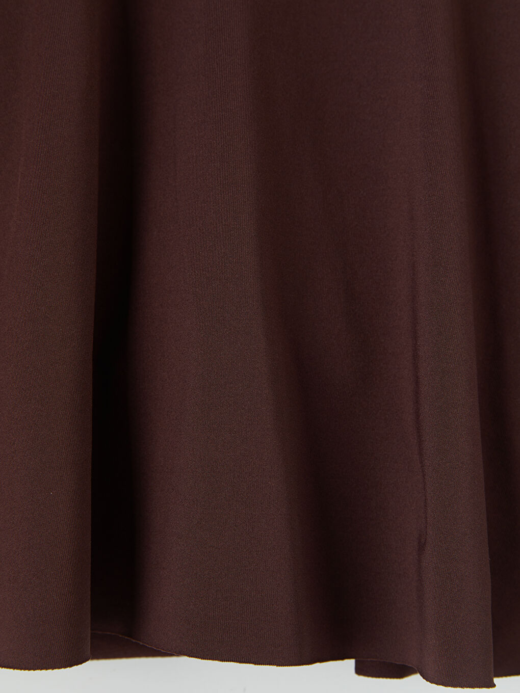 Kahverengi Beli Lastikli Kadın Yüzme Şort Etek-2