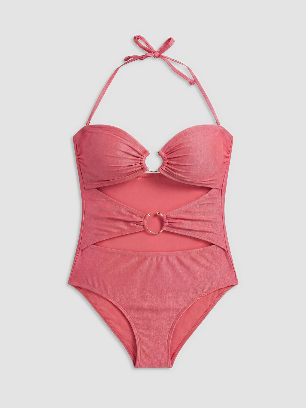 Ženski kupaći kostim visokog sjaja sa uklonjivim jastučićima