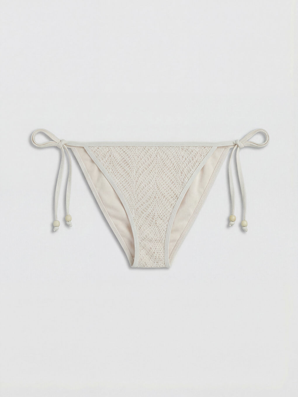 Bej Dantelli Kadın Bikini Altı