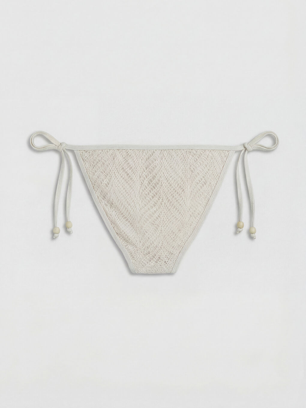 Bej Dantelli Kadın Bikini Altı-1