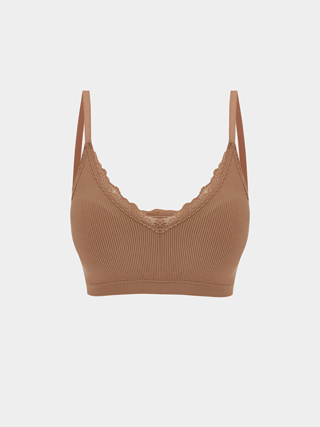 Balensiz Dolgusuz Dantel Detaylı Büstiyer