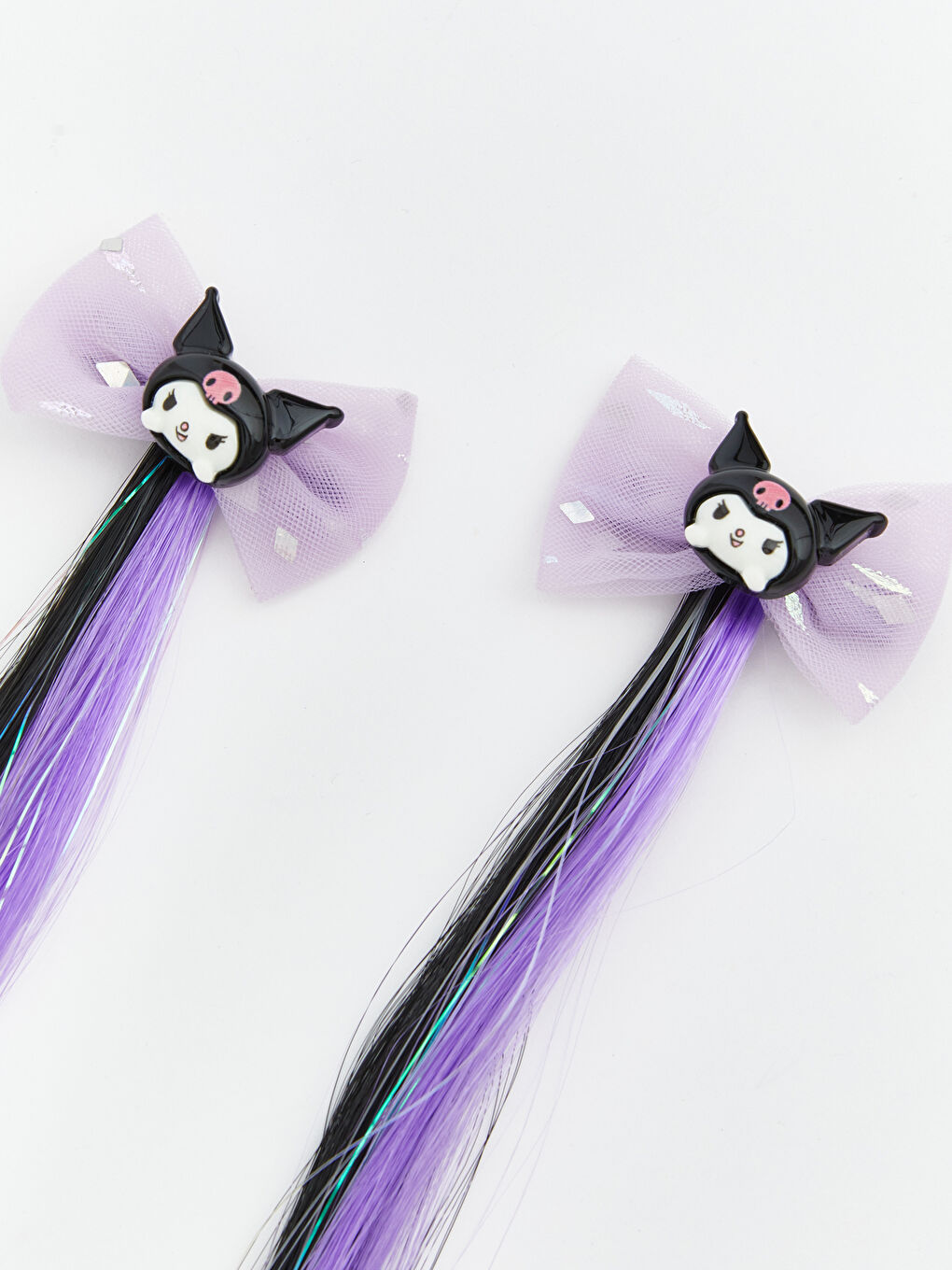 مشبك وربطة شعر خليط من الألوان-2