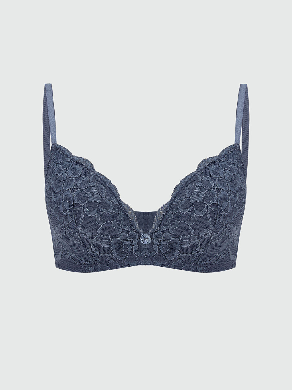 İndigo Balensiz Dolgusuz Dantelli Üçgen Sütyen