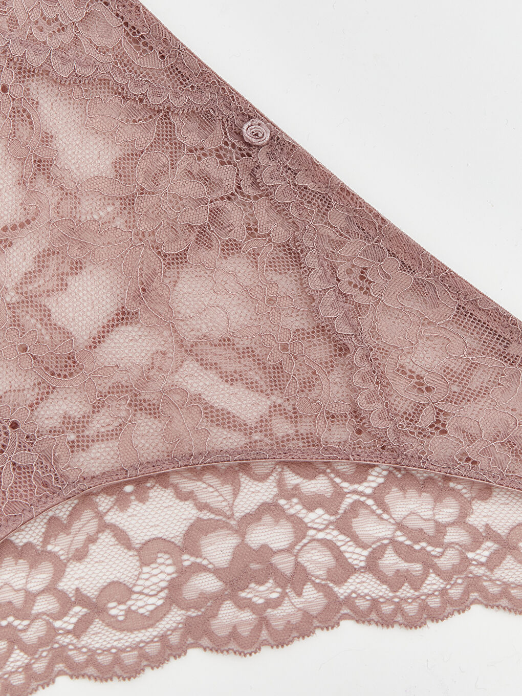 Pembe Dantelli Bikini Külot-2
