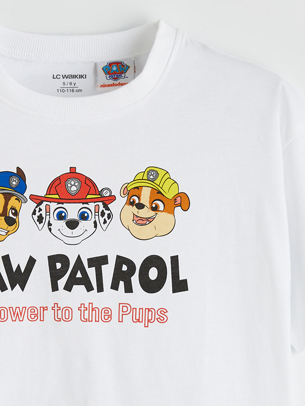 Beyaz Paw Patrol Baskılı Erkek Çocuk Tişört ve Şort-2