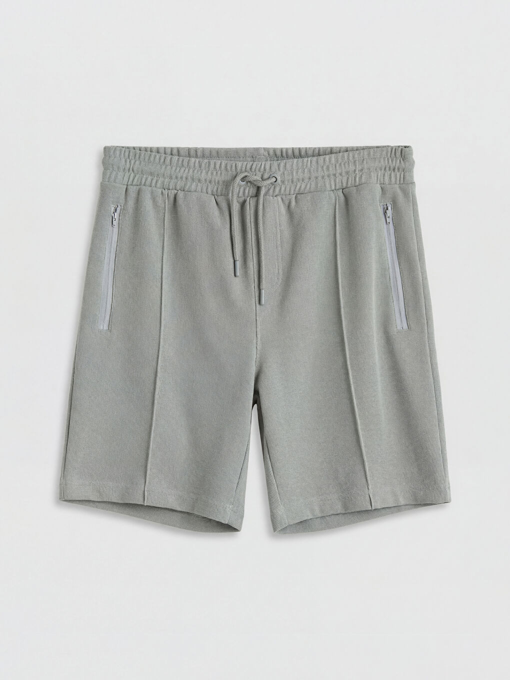 Gri Standart Kalıp Erkek Şort