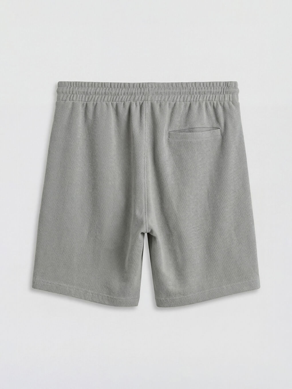 Gri Standart Kalıp Erkek Şort-2