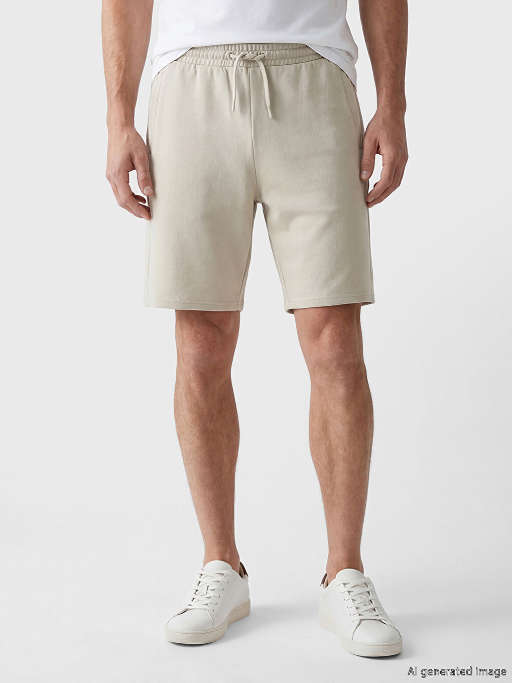 Pantaloni scurți BEJ Bărbat-1