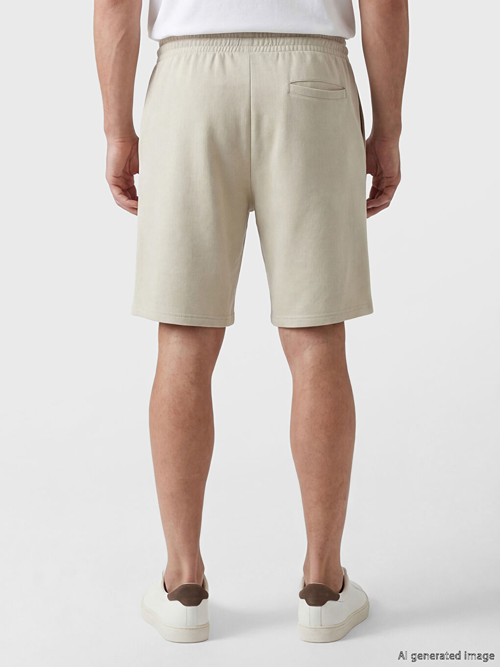 Pantaloni scurți BEJ Bărbat-3