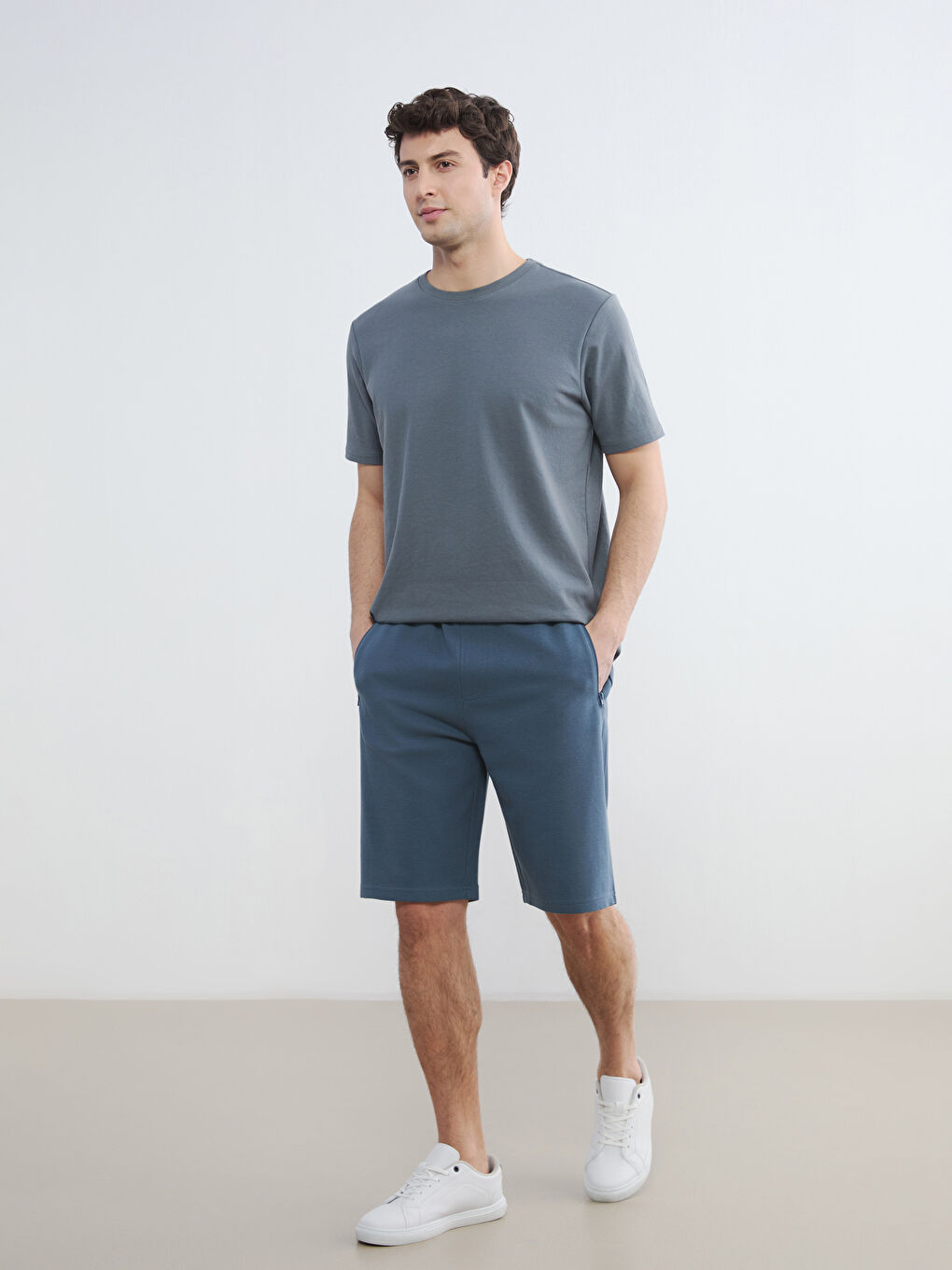 Мъжки къси панталони с редовна кройка