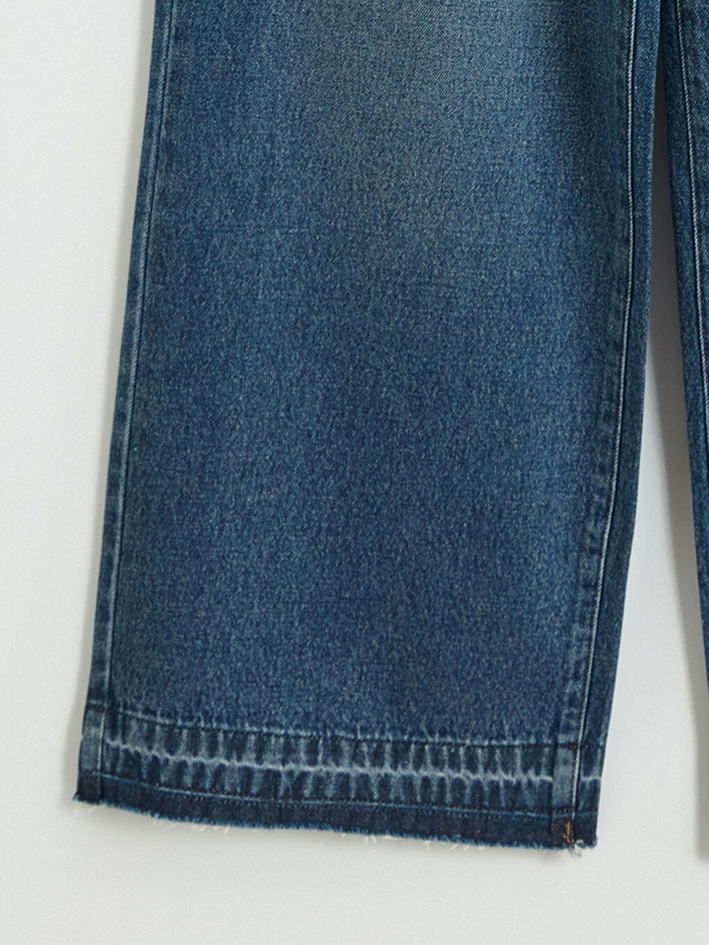 әйелдерге арналған кең балақ джинс шалбар-5