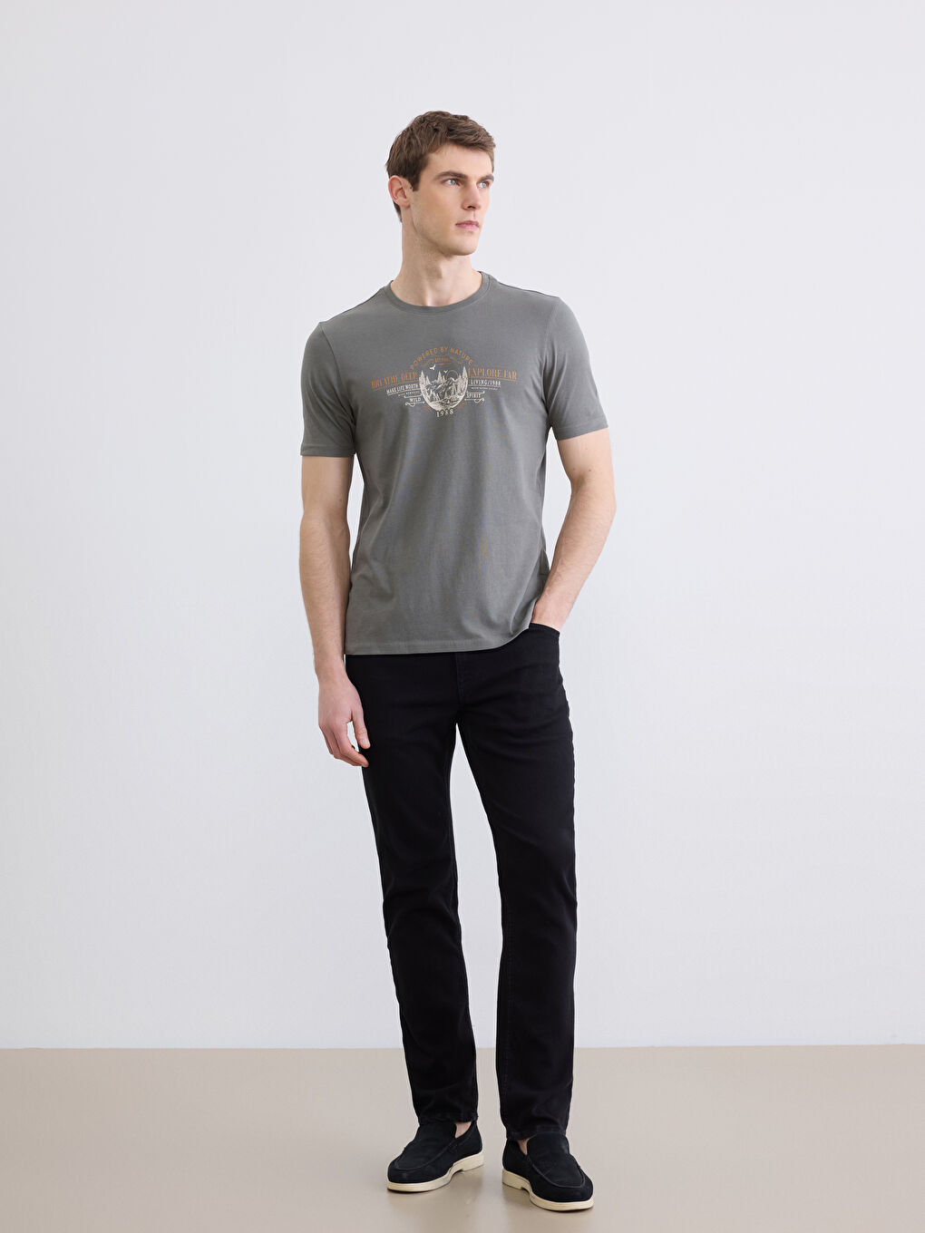 Man KHAKI T-Shirt-1